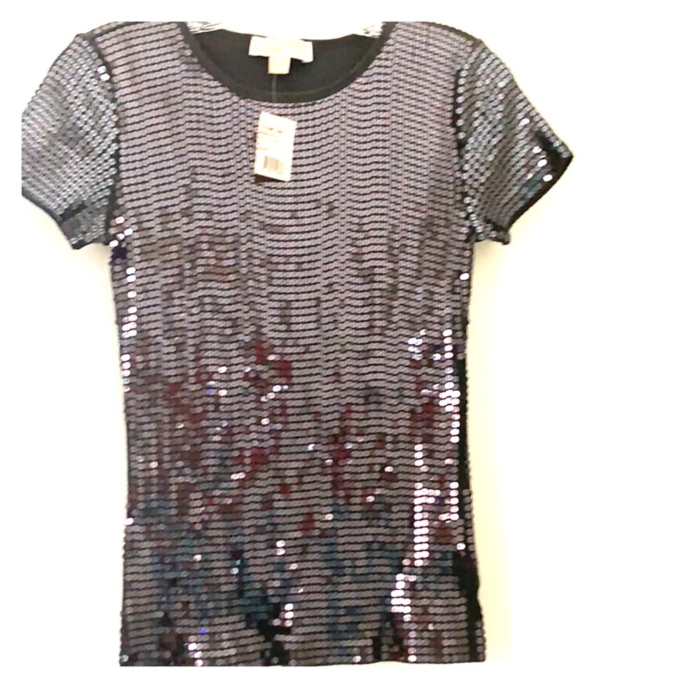 Michael Kors sparkly tee shirt NWT